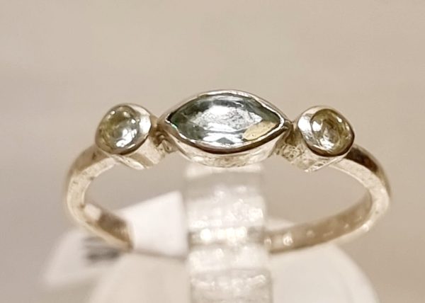 Anello in Topazio azzurro