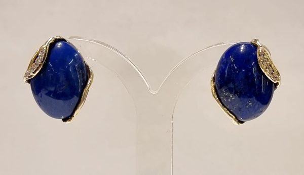 Orecchini lapislazzuli e zirconi