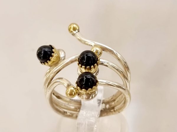 anello in agata nera