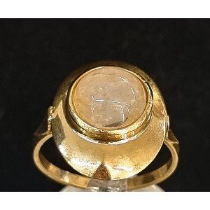 Anello quarzo rosa