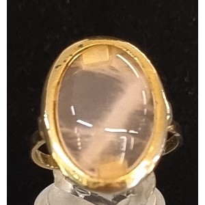 Anello quarzo rosa