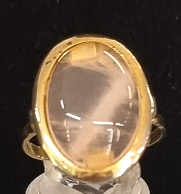 Anello quarzo rosa