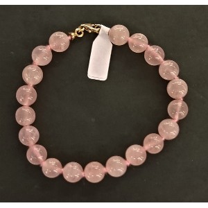 Bracciale quarzo rosa