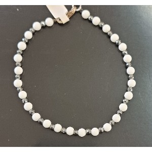 Bracciale agata bianca