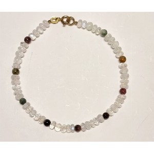 Bracciale labradorite e tormalina