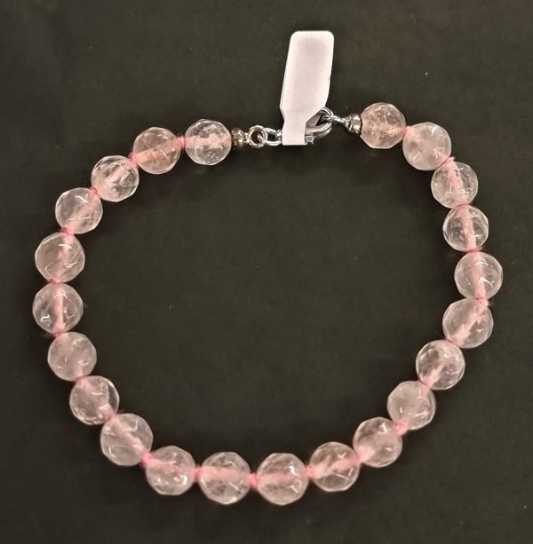 Bracciale quarzo rosa