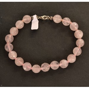 Bracciale quarzo rosa