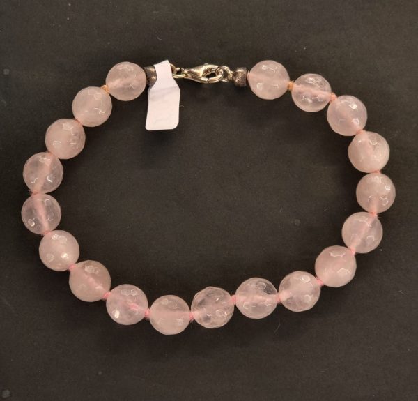 Bracciale quarzo rosa