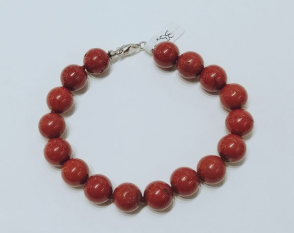 Bracciale diaspro rosso