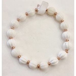 Bracciale agata bianca