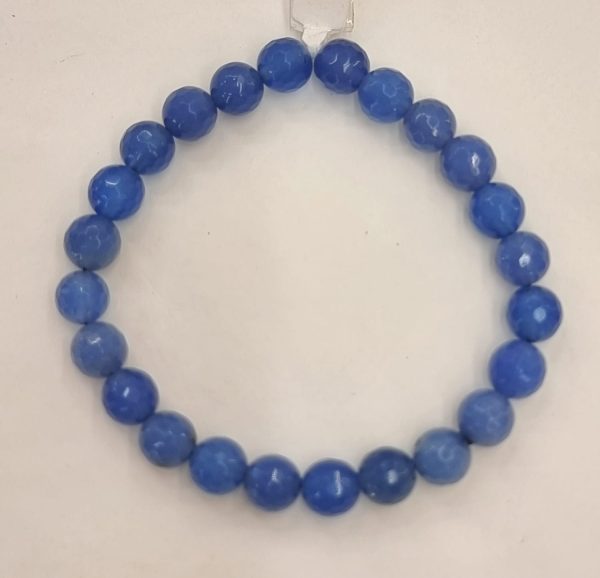 Bracciale in agata blu