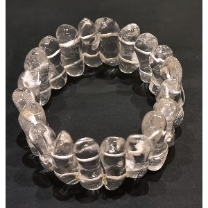 Bracciale quarzo bianco