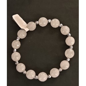 Bracciale quarzo rosa