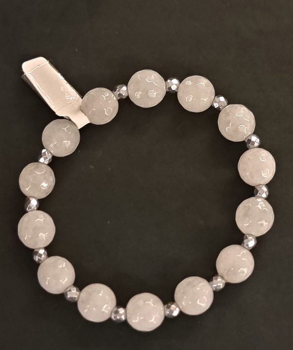 Bracciale quarzo rosa