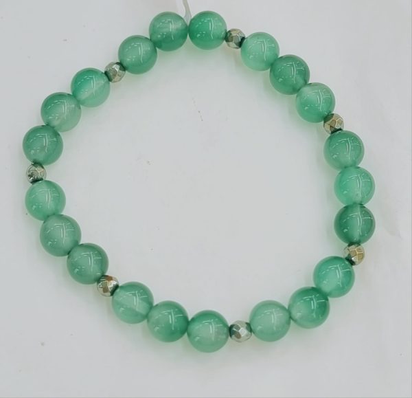 Bracciale in quarzo verde