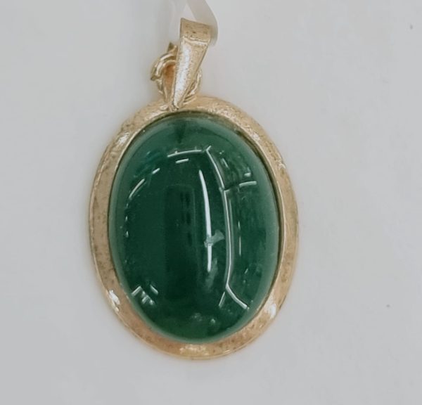 Ciondolo in agata verde