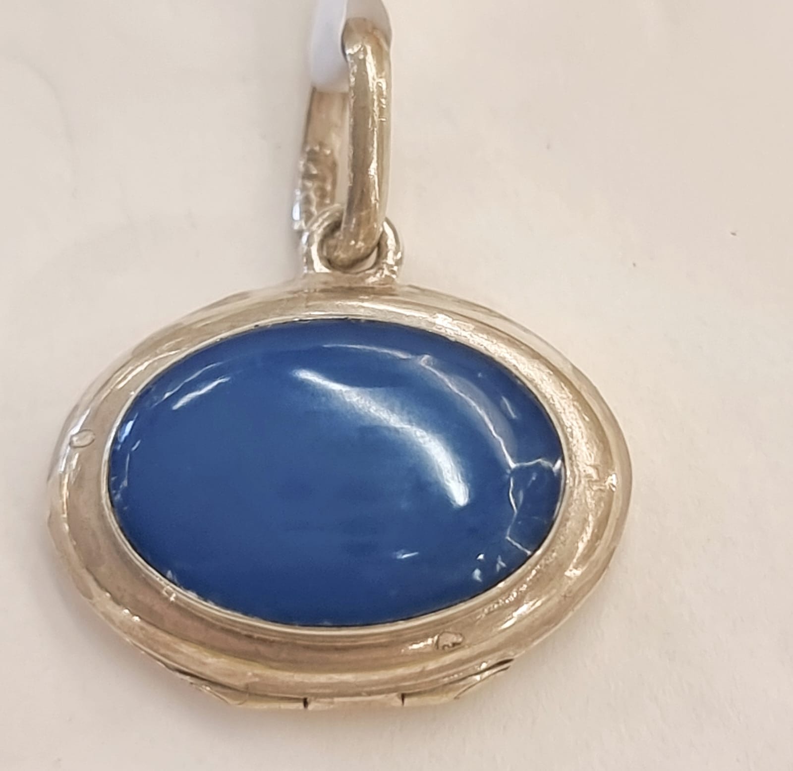 Ciondolo in Agata blu