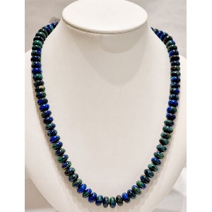 Collana in azzurrite