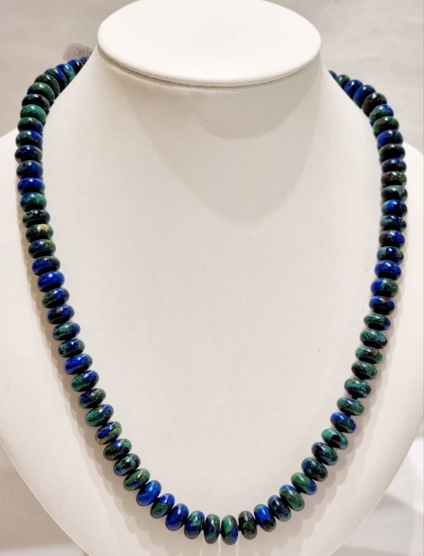 Collana in azzurrite