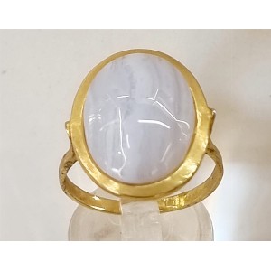 Anello calcedonio