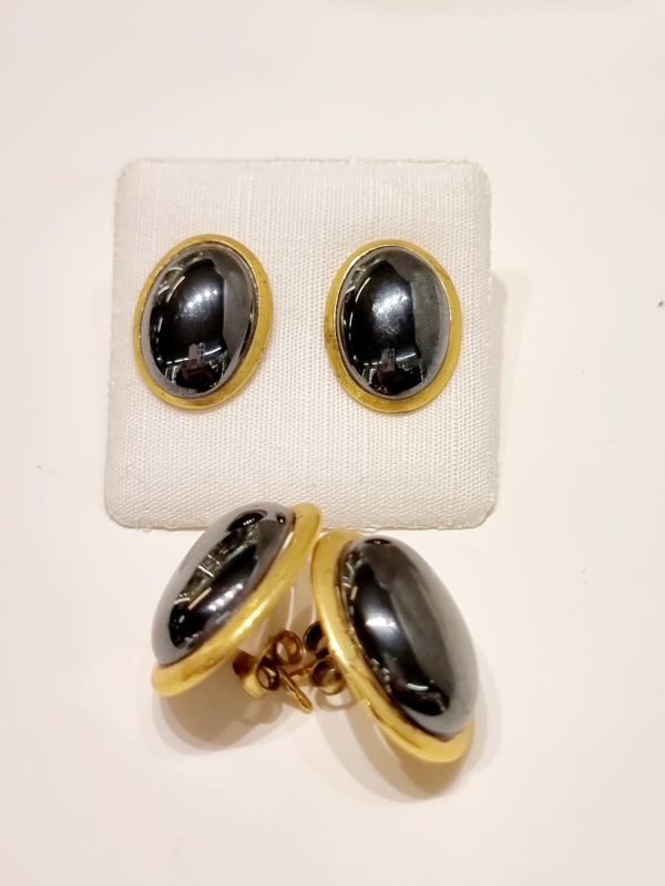 Orecchini in ematite
