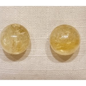 Orecchini quarzo citrino