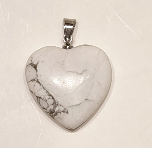 Ciondolo cuore pietre varie - immagine 19