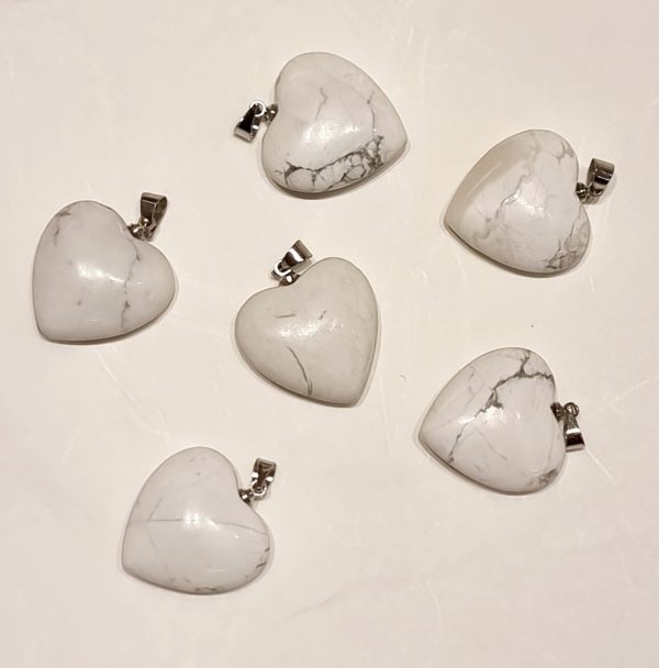 Ciondolo cuore pietre varie - immagine 18