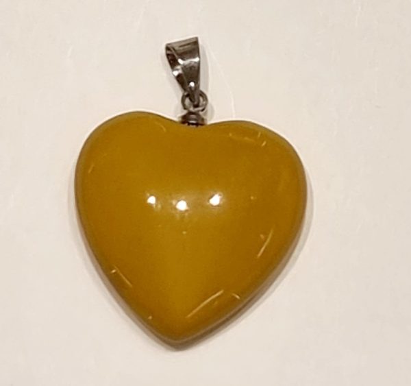 Ciondolo cuore pietre varie - immagine 11