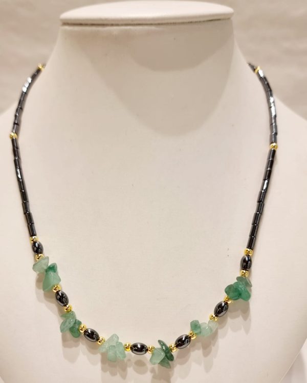 Girocollo ematite e pietre varie - immagine 2