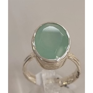 Anello  agata azzurra