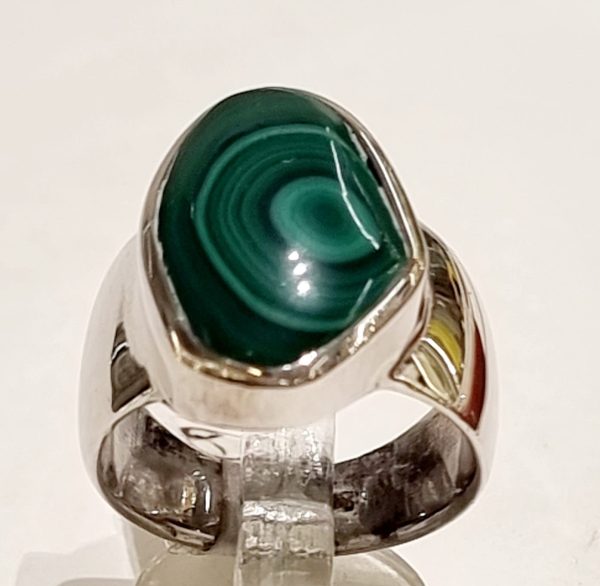 Anello malachite