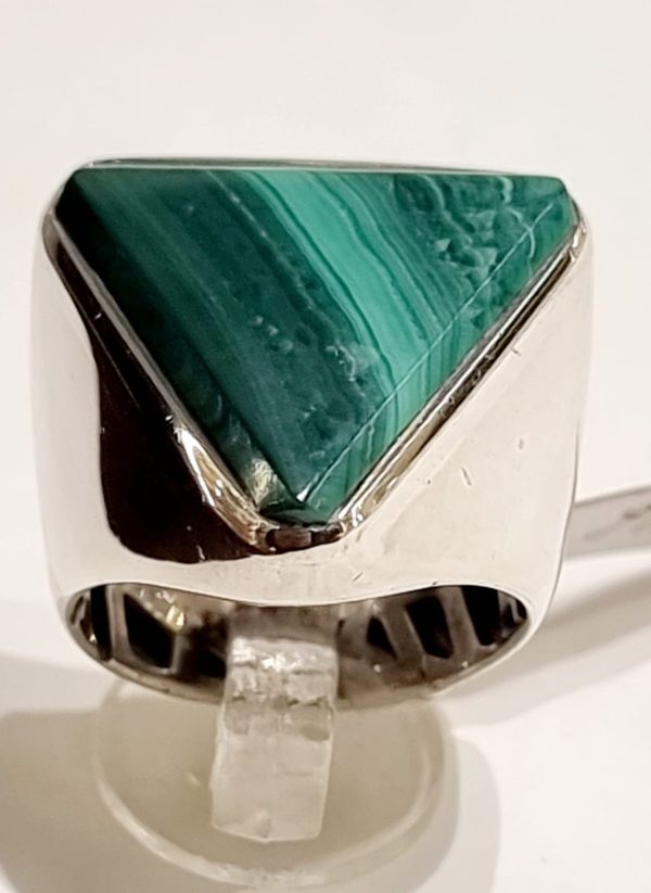 Anello malachite