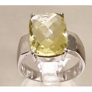 Anello topazio lemon