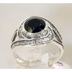 Anello agata nera