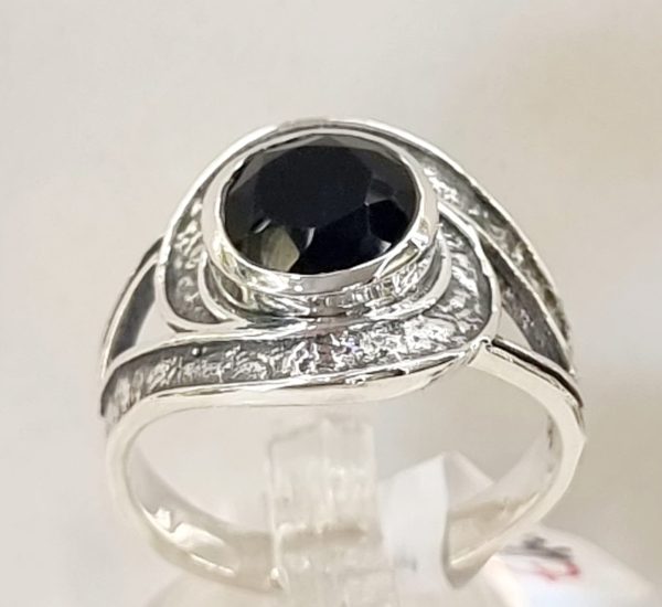 Anello agata nera