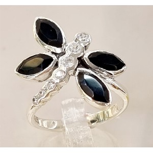 Anello agata nera