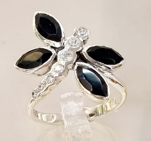 Anello agata nera