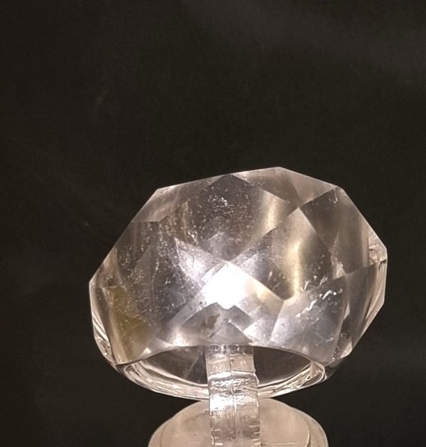 Anello quarzo bianco