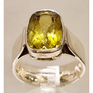 Anello topazio lemon