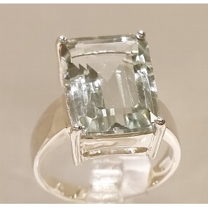 Anello prasiolite