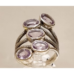 Anello in ametista