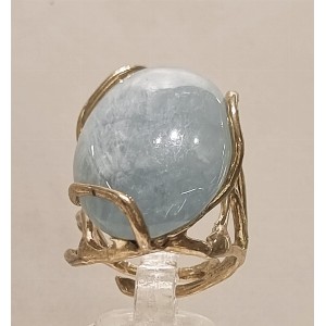 Anello acquamarina light