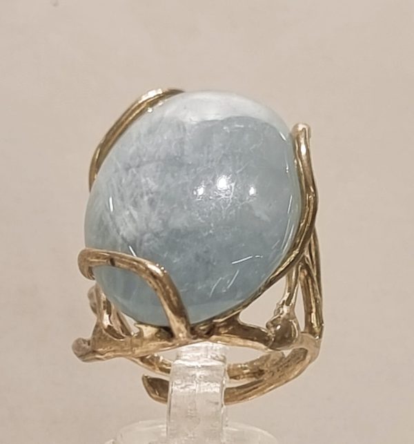 Anello acquamarina light