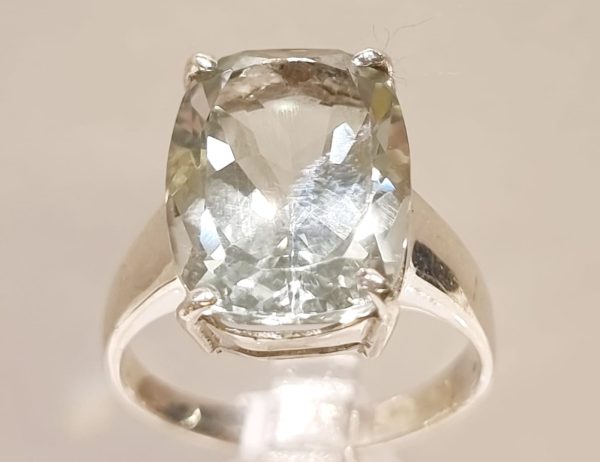 Anello prasiolite