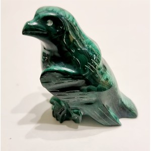 Aquila in malachite