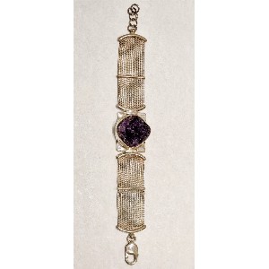 Bracciale argento e ametista