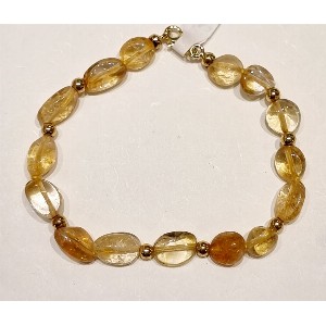 Bracciale quarzo citrino