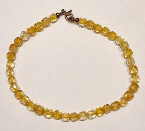 Bracciale quarzo citrino