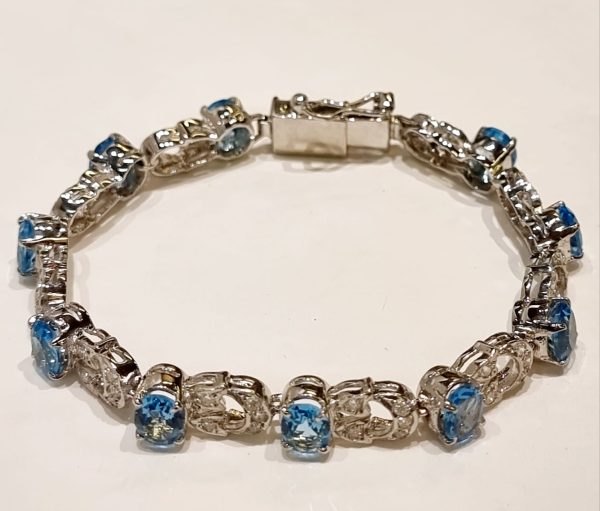 Bracciale topazio e zirconi